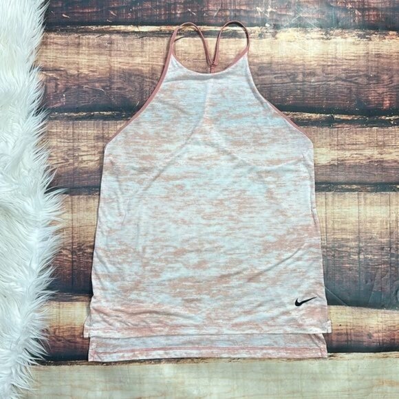 Nike Tops - Nike Pink Tie Dye Racerback Tank Top
